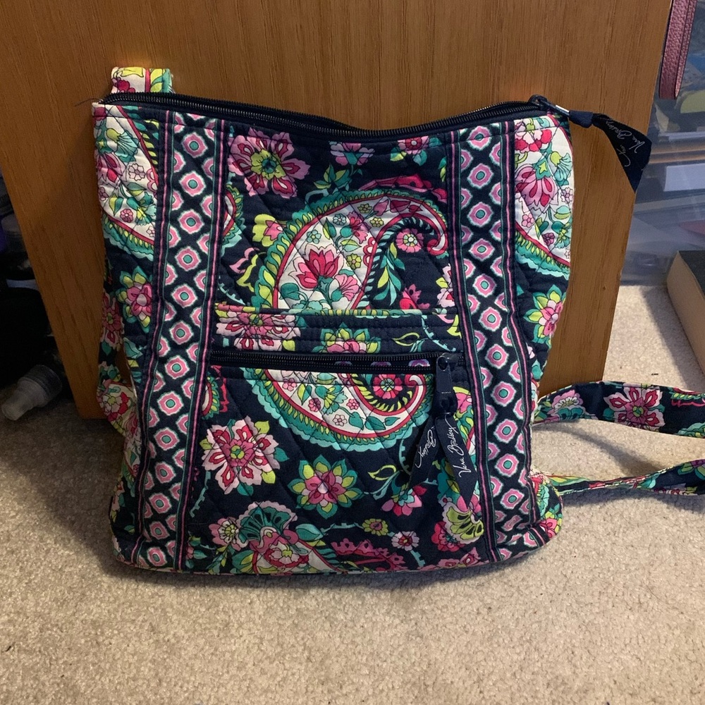 Vera Bradley hipster crossbody purse-Petal Paisley